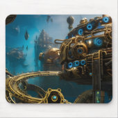 Steampunk Lost City of Atlantis Muismat (Voorkant)