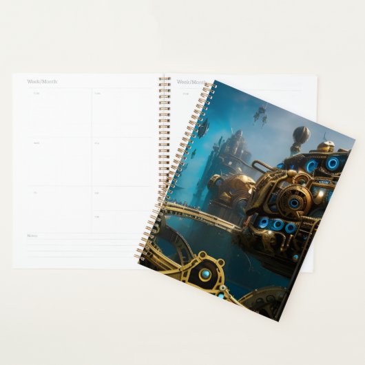 Steampunk Lost City of Atlantis Planner (Display)