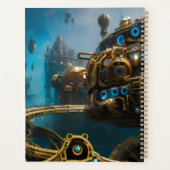 Steampunk Lost City of Atlantis Planner (Achterkant)