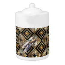 Steampunk Love: Aviators Ready Porcelain Theepot