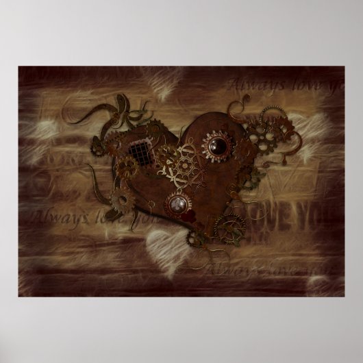 Steampunk Love Poster (Voorkant)