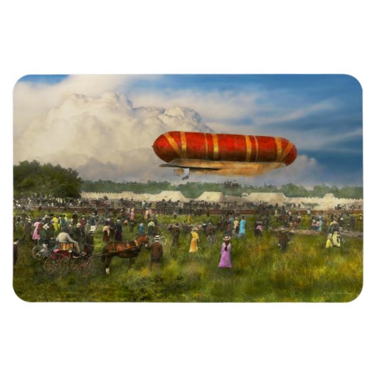 Steampunk - Luchtballon - Lancering Nulli Secundus Magneet (Horizontaal)
