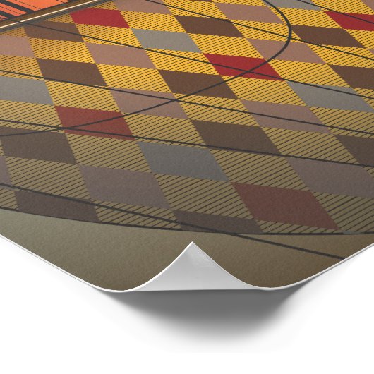 Steampunk-luchtschepen voor kruisvaarders poster (Hoek)