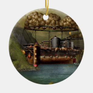 Steampunk - Luchtvaart - De originele Ark van Noah Keramisch Ornament