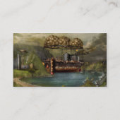 Steampunk - Luchtvaart - De originele Ark van Noah Visitekaartje (Achterkant)