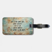 Steampunk Luiaard Gepersonaliseerde Bagage Label (Achterkant horizontaal)