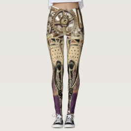 Steampunk Machine Armor Leggings