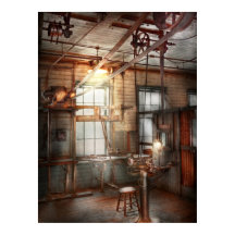 Steampunk - Machinebankwerker - Het slijpstation