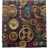 Steampunk Machinery Douchegordijn (Voorkant)