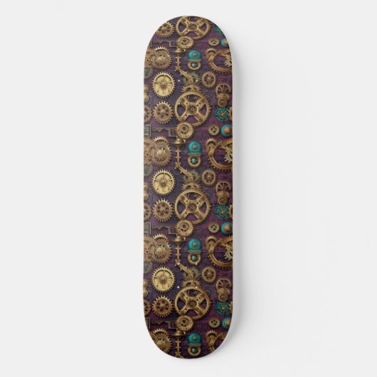 Steampunk Machinery Skateboard (Voorkant)