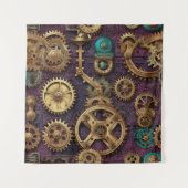 Steampunk Machinery Tapestry Wandkleed (Voorkant)