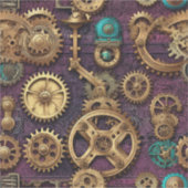 Steampunk Machinery Vinyl Sticker (Voorkant)