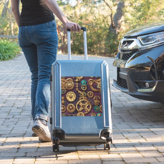 Steampunk Machinery Vinyl Sticker (Koffer Insitu)