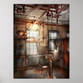 Steampunk - Machinist - Het slijpstation Poster (Voorkant)