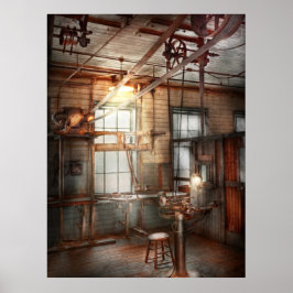 Steampunk - Machinist - Het slijpstation Poster