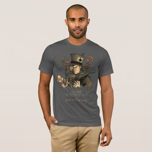 Steampunk Mad Hatter T-shirt (Voorkant volledig)