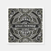 Steampunk Magic Birthday Servet (Voorkant)