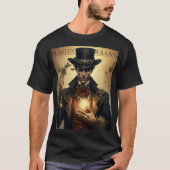 Steampunk Magicia Tarot Kaart T-shirt (Voorkant)