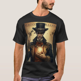 Steampunk Magicia Tarot Kaart T-shirt