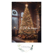 Steampunk magnanimous Christmas tree family room Tissuepapier