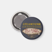 Steampunk Magneet (Voorkant / Achterkant)