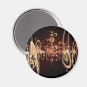 steampunk magneet (Voorkant / Achterkant)