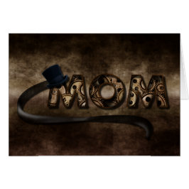 Steampunk mam Gears & Top Hat Moederdag