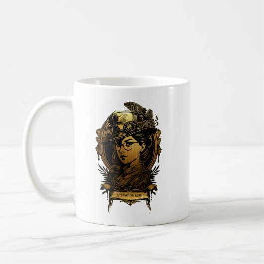 Steampunk mama koffiemok (Links)
