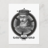 Steampunk Man Briefkaart (Voorkant)