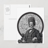 steampunk man briefkaart (Voorkant / Achterkant)