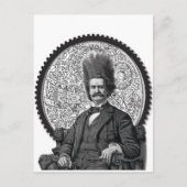 steampunk man briefkaart (Voorkant)