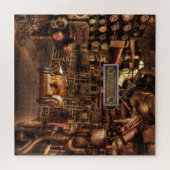 Steampunk~Man Cave~Gages~Meters~Pipes~ Legpuzzel (Horizontaal)
