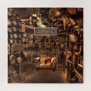Steampunk~Man Cave~Gages~Meters~Pipes~ Legpuzzel