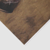 Steampunk Man met Raven Decoupage Paper Tissuepapier (Detail)