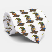 Steampunk Man Necktie Stropdas (Opgerold)