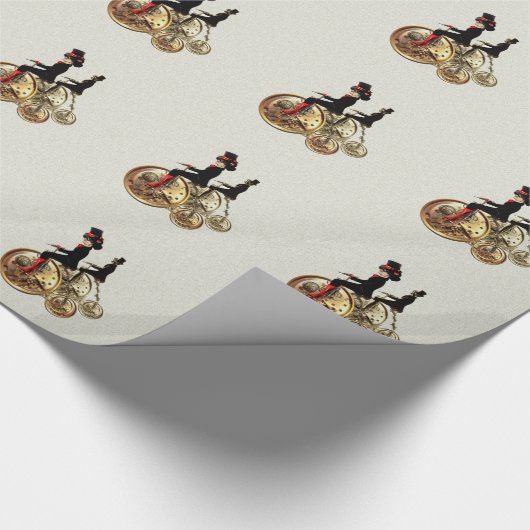 Steampunk man vrouw pony farthing cadeautjes van L Cadeaupapier (Hoek)