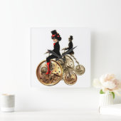 Steampunk man vrouw pony farthing cadeautjes van L Vierkante Klok (Huis)