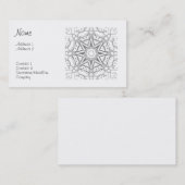 Steampunk Mandala Visitekaartje (Voorkant / Achterkant)