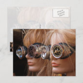 Steampunk Mannequins Briefkaart (Voorkant / Achterkant)