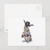 Steampunk March Hare Briefkaart (Voorkant / Achterkant)