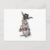 Steampunk March Hare Briefkaart (Voorkant)