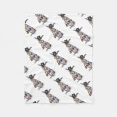 Steampunk March Hare Fleece Deken (Voorkant)