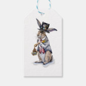 Steampunk March Hare Gift Labels Cadeaulabel (Voorkant)
