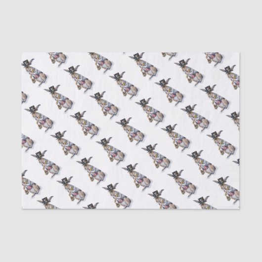 Steampunk March Hare Tissuepapier (Voorkant)