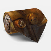 Steampunk - Marine - De torpedokamer Stropdas (Opgerold)