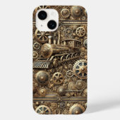 Steampunk-Maschinenwelt Case-Mate iPhone Case (Achterkant)