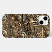 Steampunk-Maschinenwelt Case-Mate iPhone Case (Achterkant (horizontaal))