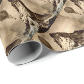 Steampunk Matterhorn Cadeaupapier (Rol Hoek)