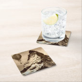 Steampunk Matterhorn Kartonnen Onderzetters (Insitu)