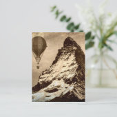 Steampunk Matterhorn Scene Briefkaart (Staand voorkant)